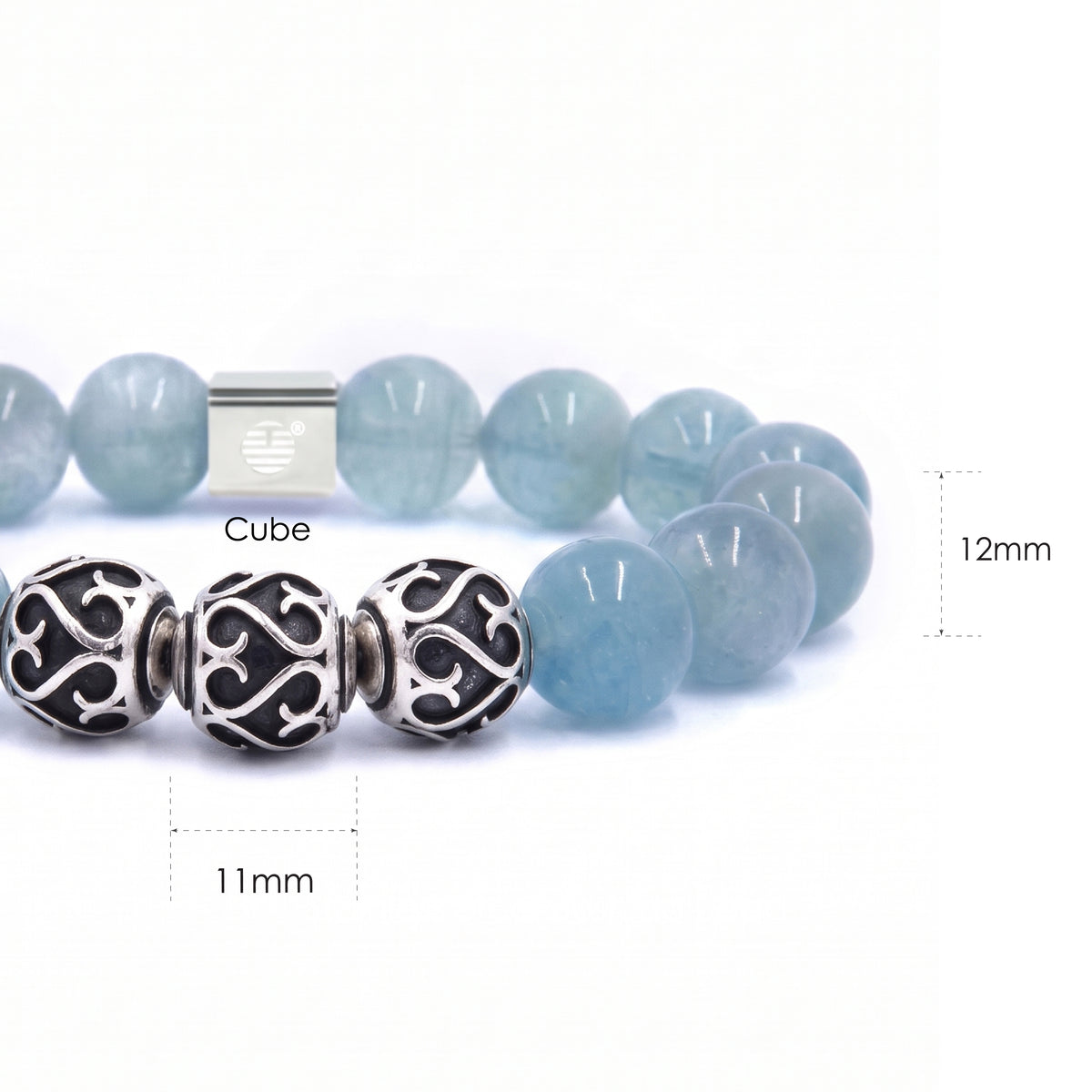 Bushido — Aquamarine (12mm)