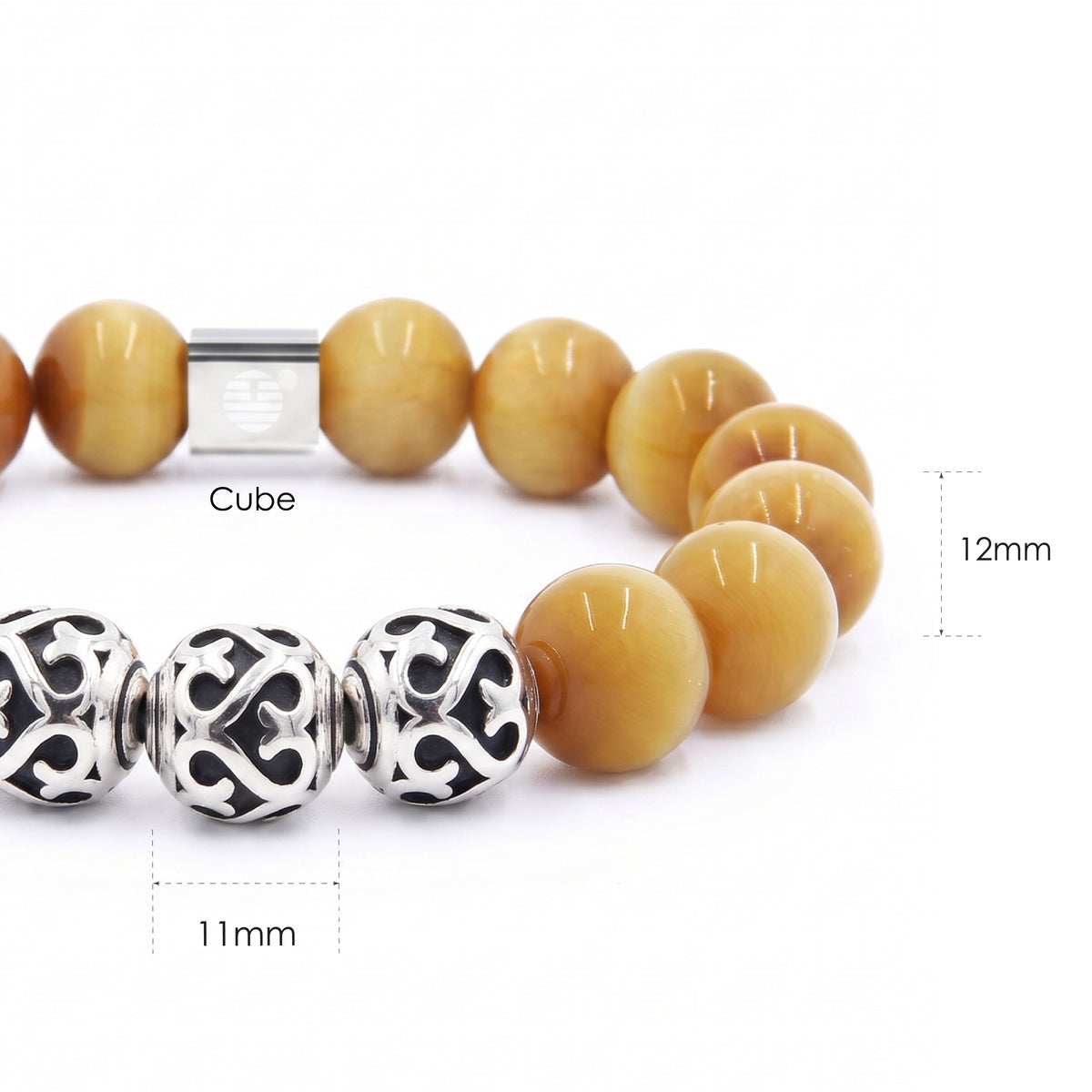Bushido — Golden Tiger Eye (12mm)