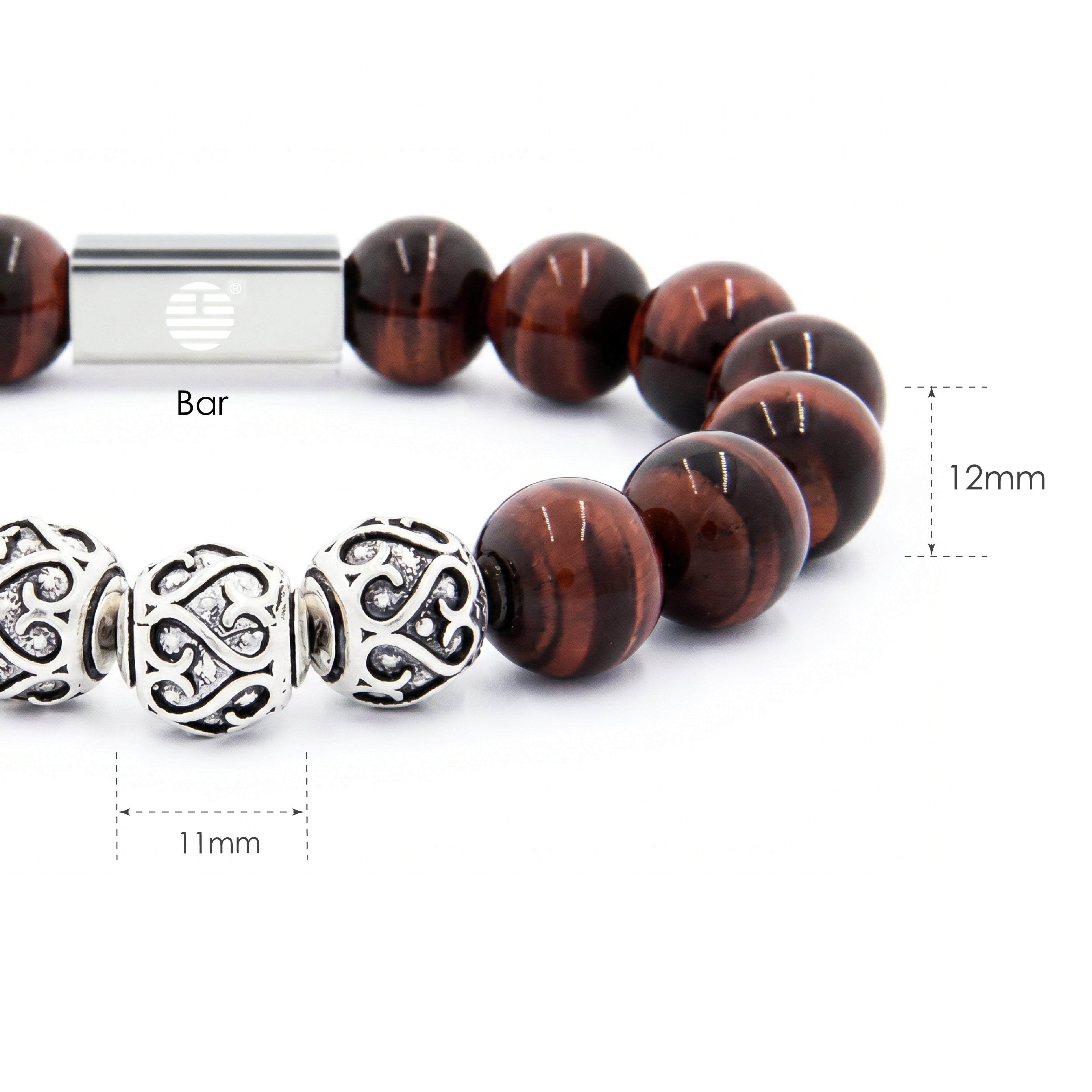 Bushido — Red Tiger Eye (12mm)