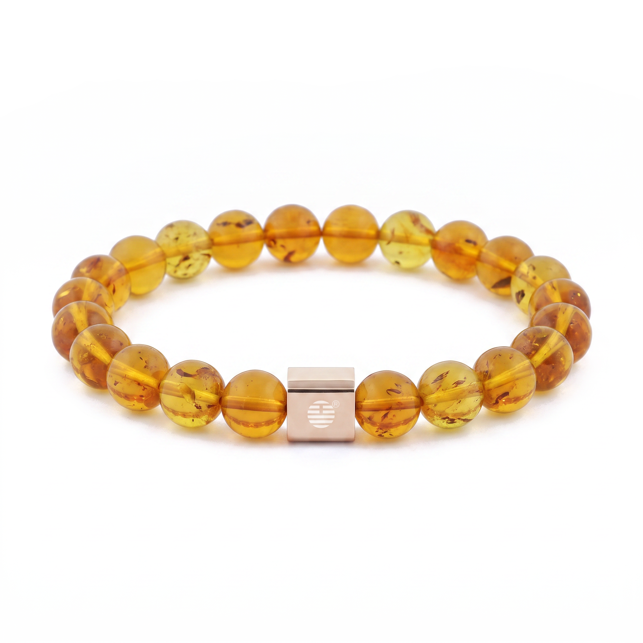 Solace — Golden Amber with inclusion (⌀8mm)