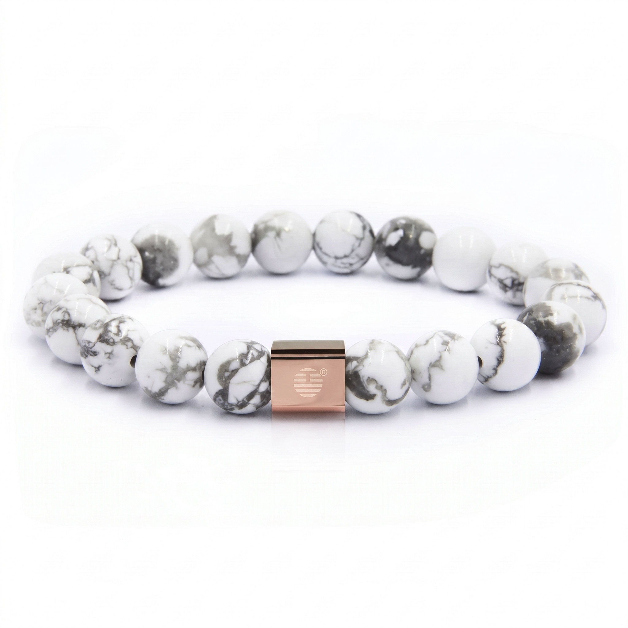 Solace — Howlite (⌀8mm)