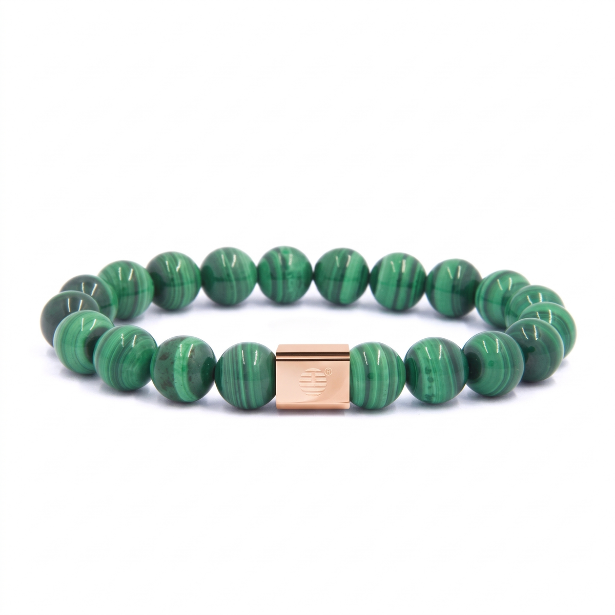 Solace — Malachite (⌀8mm)