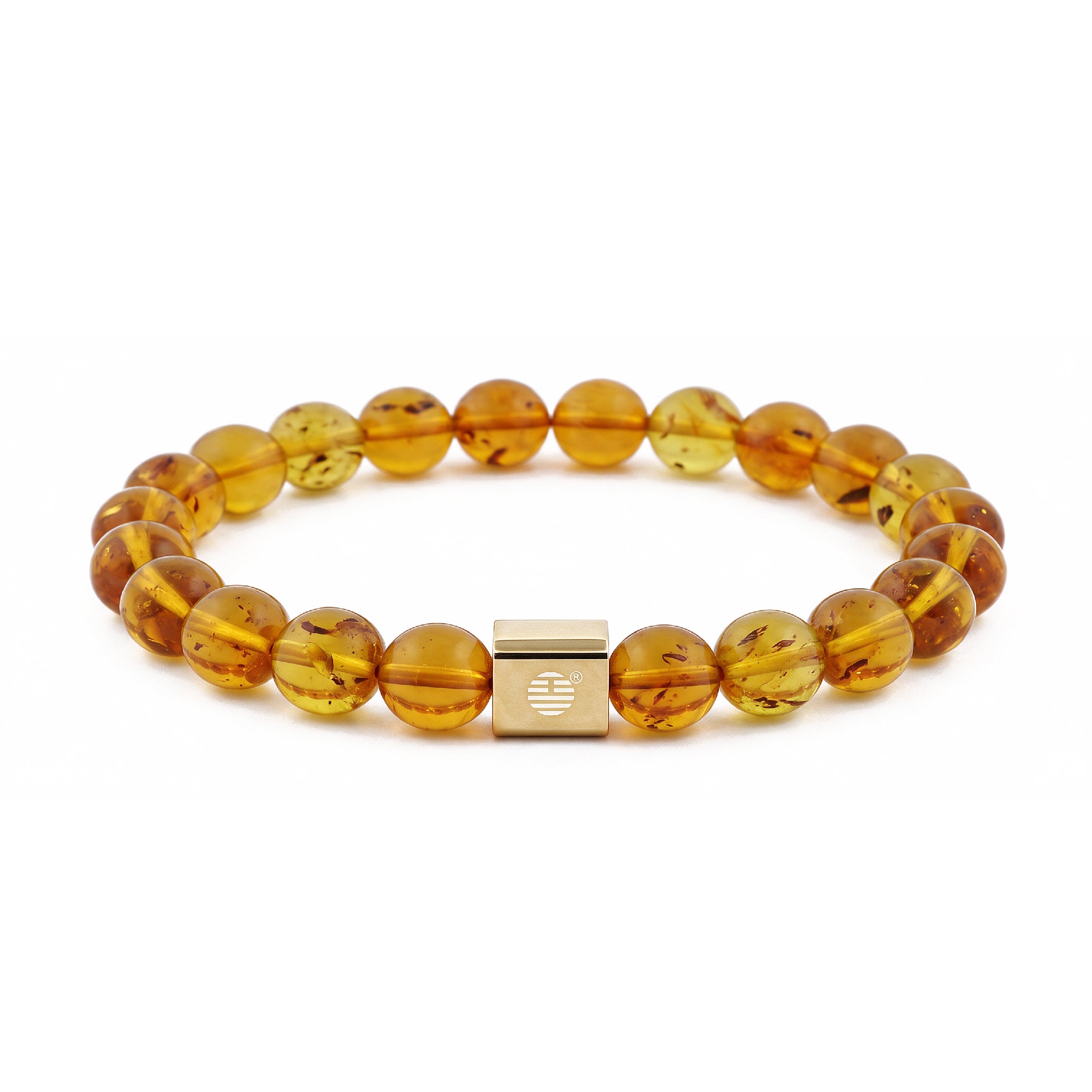 Solace — Golden Amber with inclusion (⌀8mm)