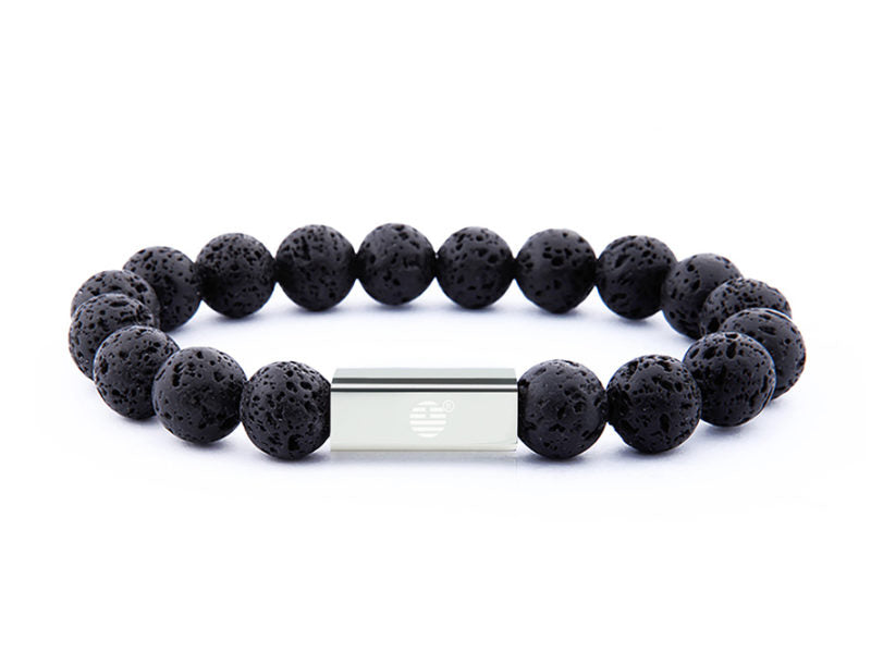 Black Lava-Silver