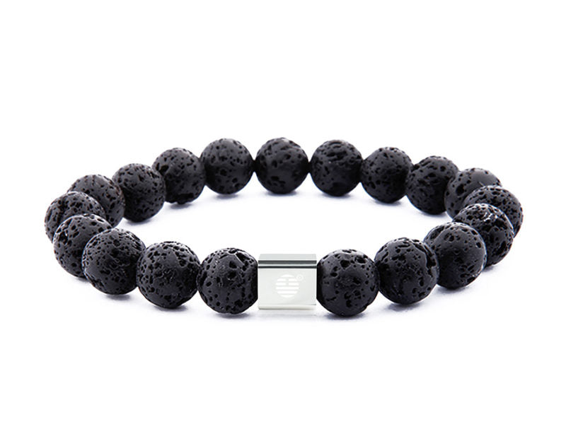 Black Lava-Silver