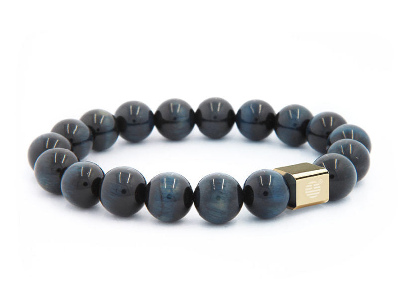 Blue Tiger Eye-Gold