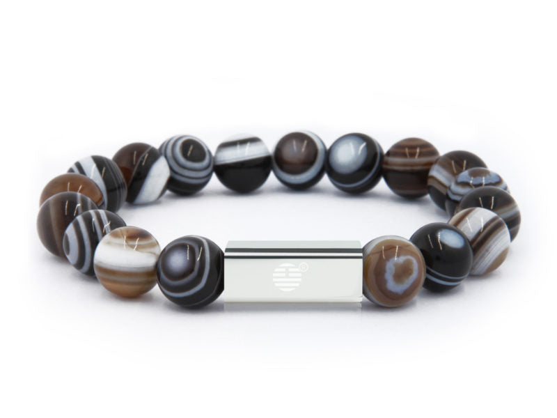 Eye Agate-Silver