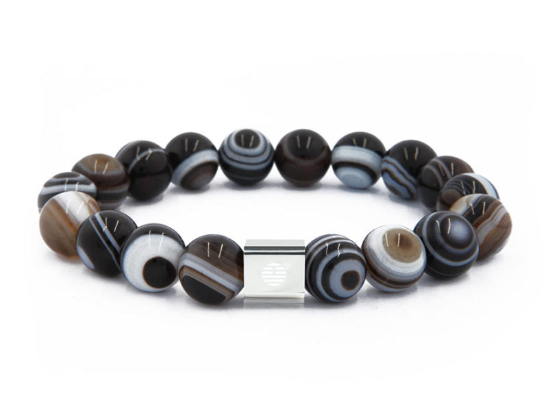 Eye Agate-Silver