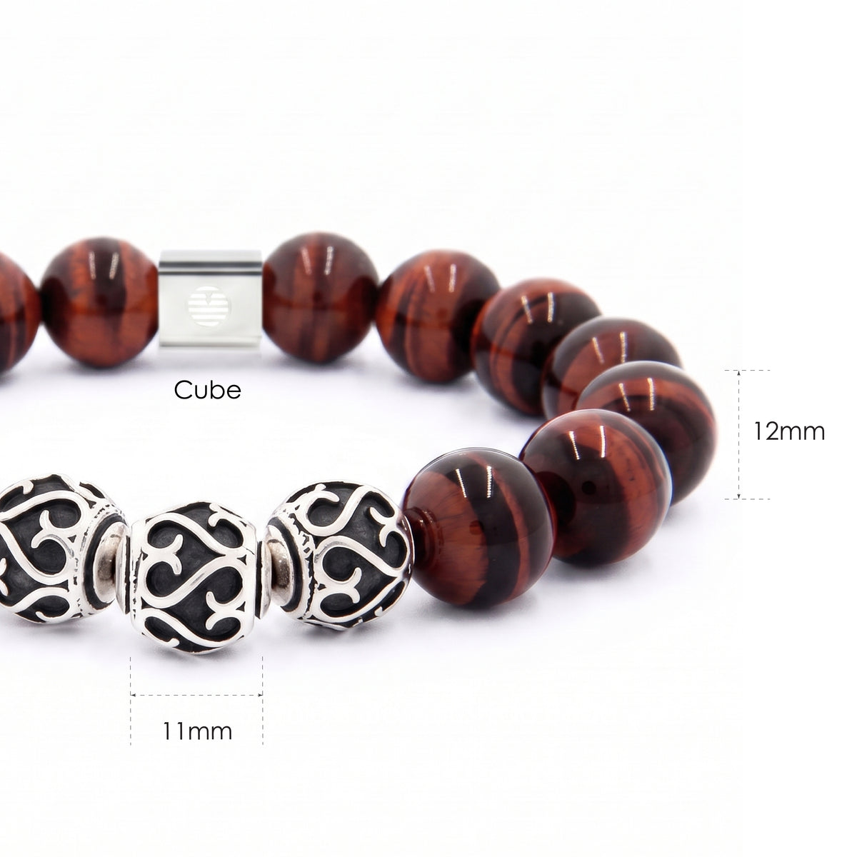 Bushido — Red Tiger Eye (12mm)