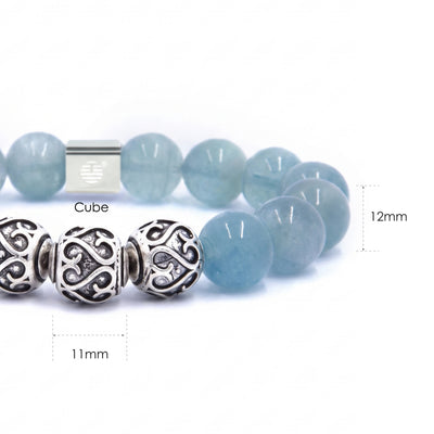Bushido — Aquamarine (12mm)