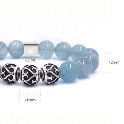 Bushido — Aquamarine (12mm)
