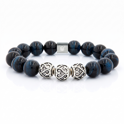 Bushido — Blue Tiger Eye (12mm)