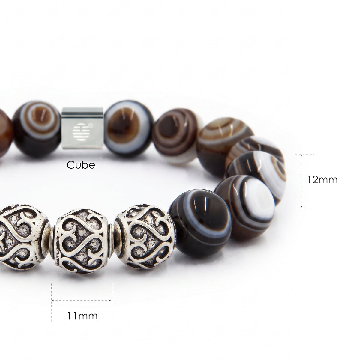 Bushido — Eye Agate (12mm)