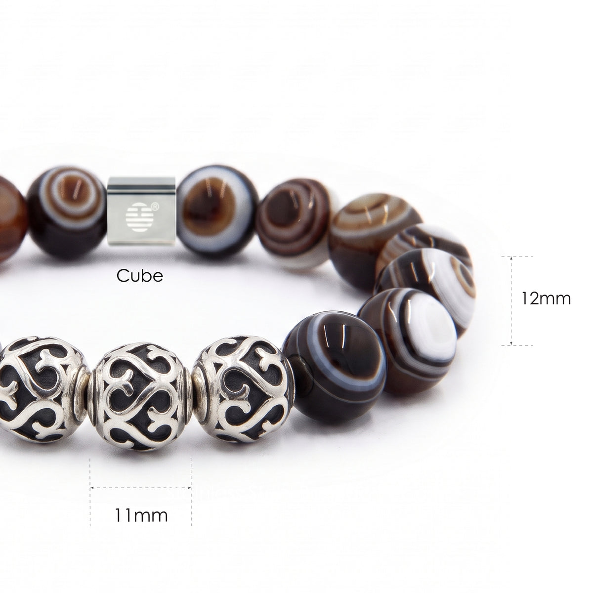 Bushido — Eye Agate (12mm)