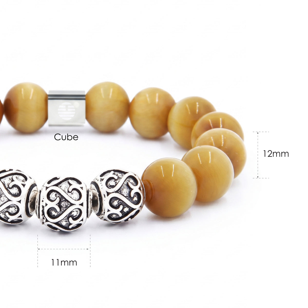 Bushido — Golden Tiger Eye (12mm)
