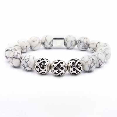 Bushido — Howlite (12mm)