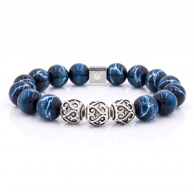 Bushido — Blue Tiger Eye (12mm)