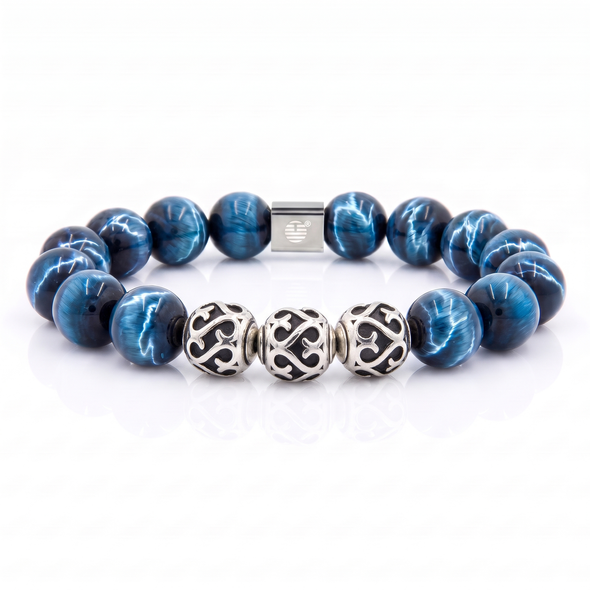 Bushido — Blue Tiger Eye (12mm)