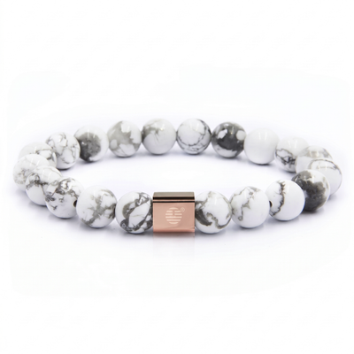Solace — Howlite (⌀8mm)