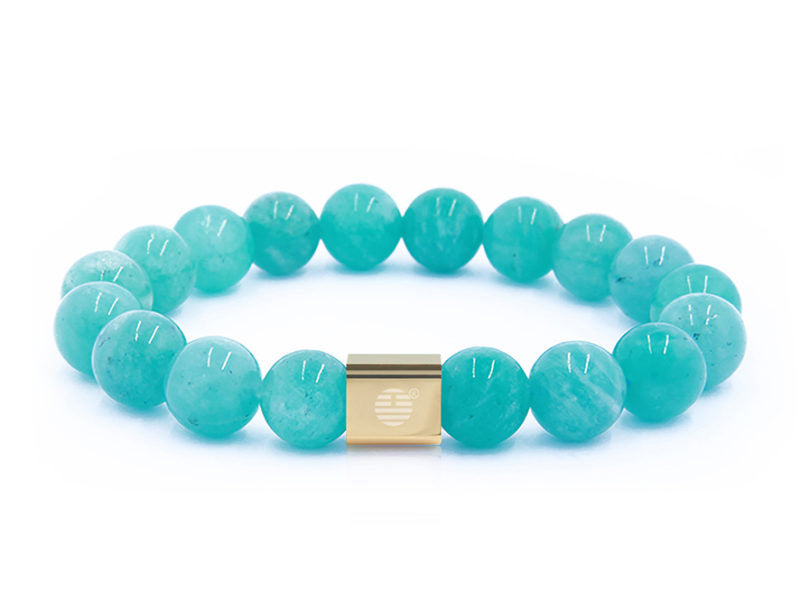 Amazonite-Gold