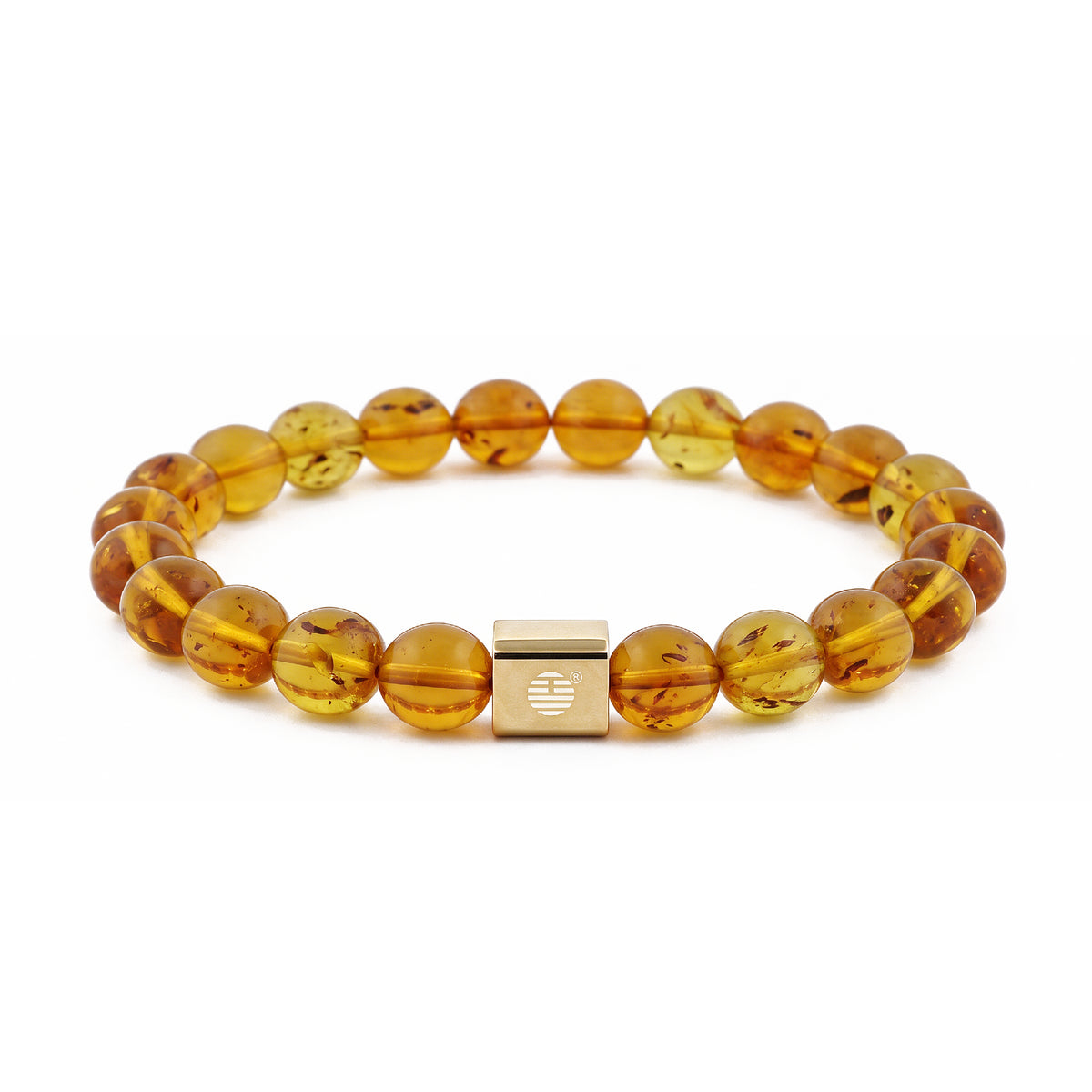 Solace — Golden Amber with inclusion (⌀8mm)