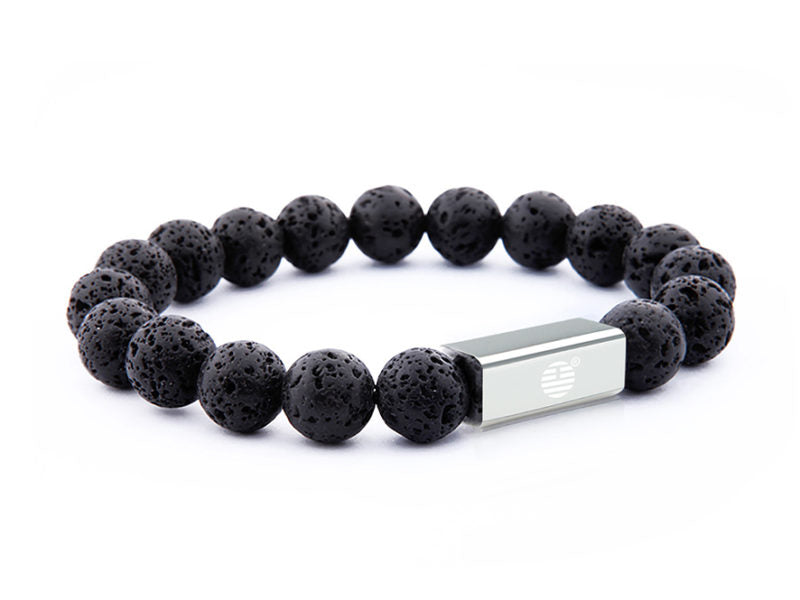 Black Lava-Silver