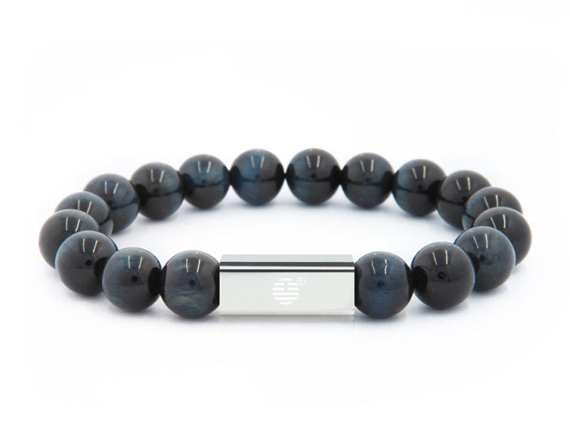 Blue Tiger Eye-Silver