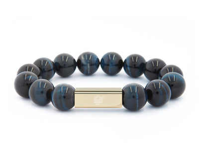 Blue Tiger Eye-Gold