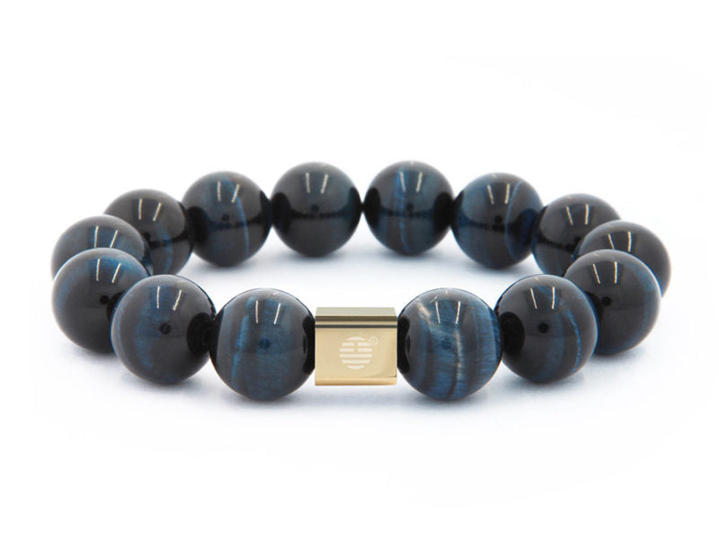 Blue Tiger Eye-Gold