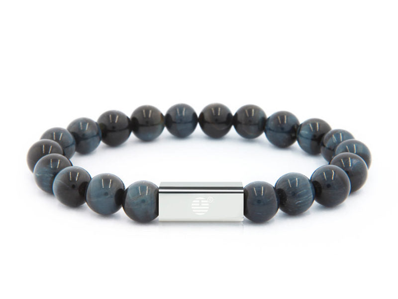 Blue Tiger Eye-Silver