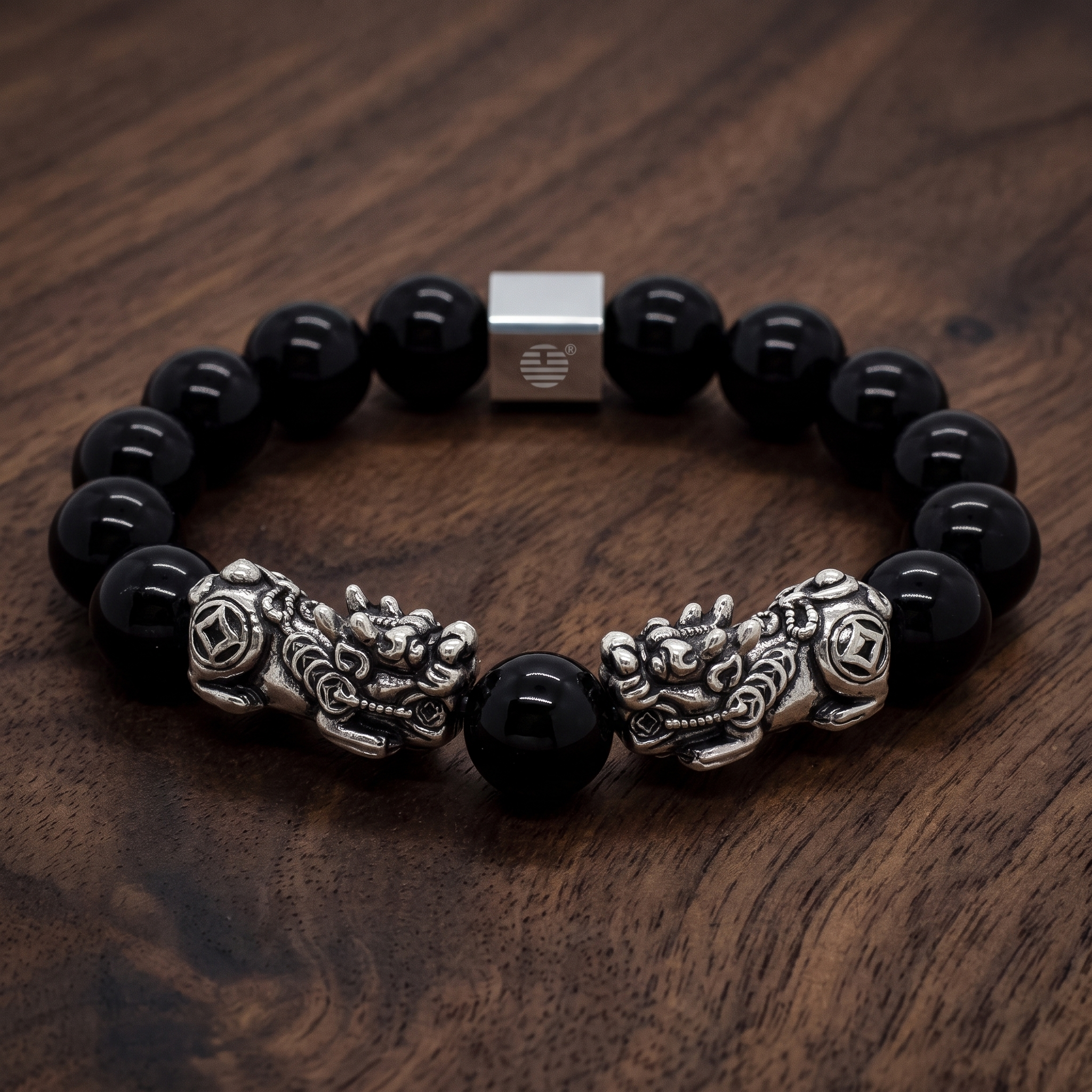 Black Onyx Twin Pixiu