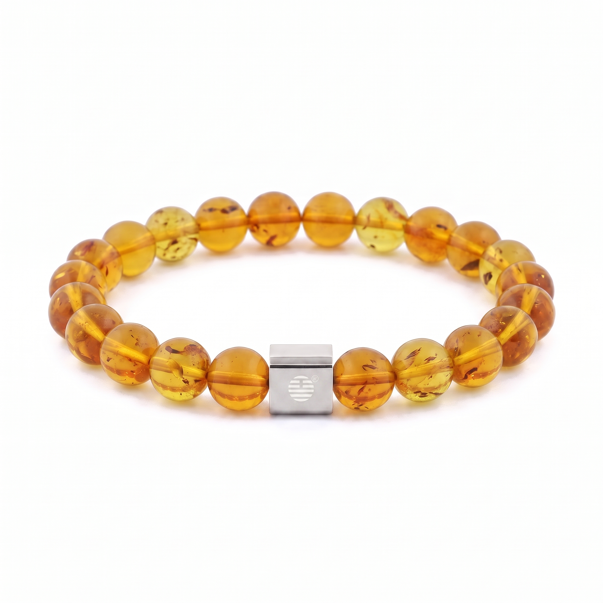 Solace — Golden Amber with inclusion (⌀8mm)