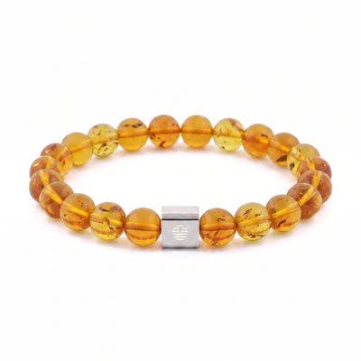 Solace — Golden Amber with inclusion (⌀8mm)