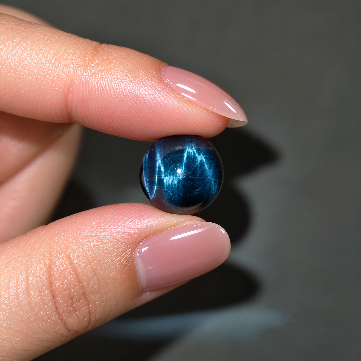 Solace — Blue Tiger Eye (⌀8mm)