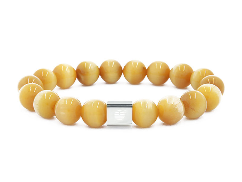 Gold Tiger Eye-Silver