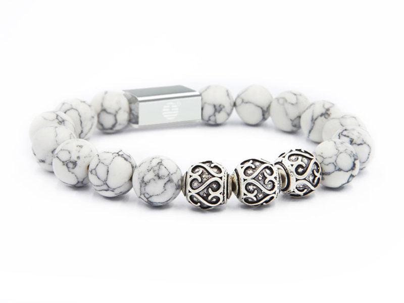 Bushido — Howlite (12mm)