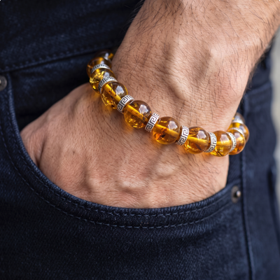 Wayfarer — Golden Amber with inclusion (RB)