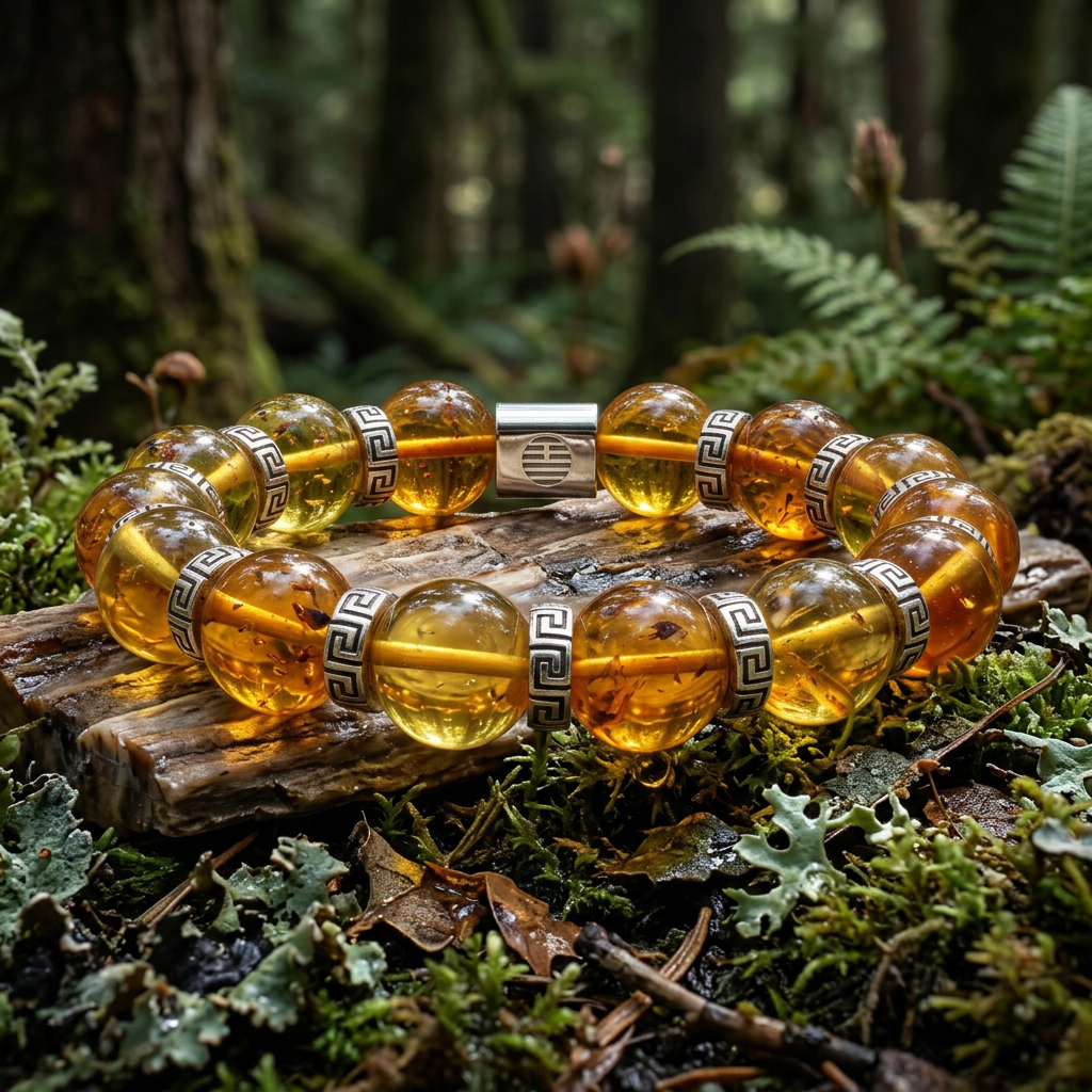 Wayfarer — Golden Amber with inclusion (RB)