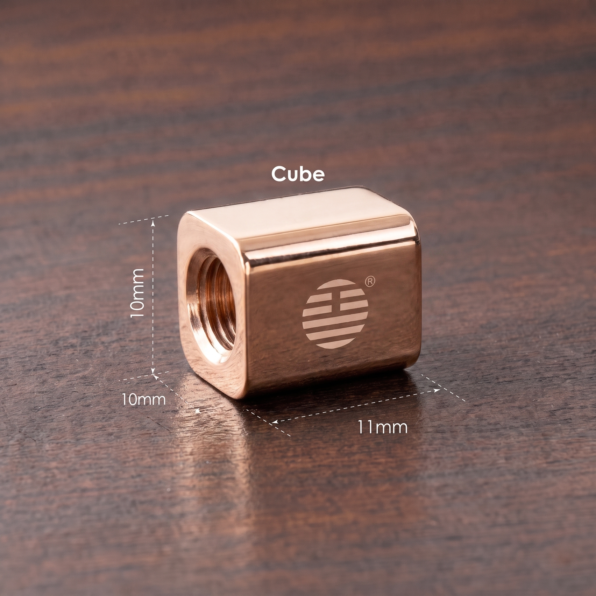 Solace — Golden Amber with inclusion (⌀8mm)