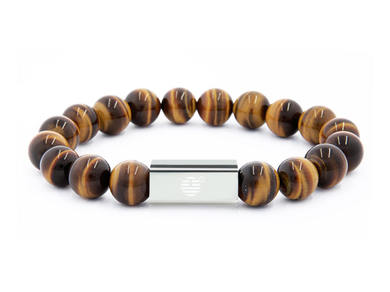 Yellow Tiger Eye-Silver