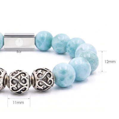 Bushido — Larimar (12mm)